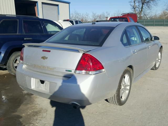 2G1WC5E36C1326890 - 2012 CHEVROLET IMPALA LTZ SILVER photo 4