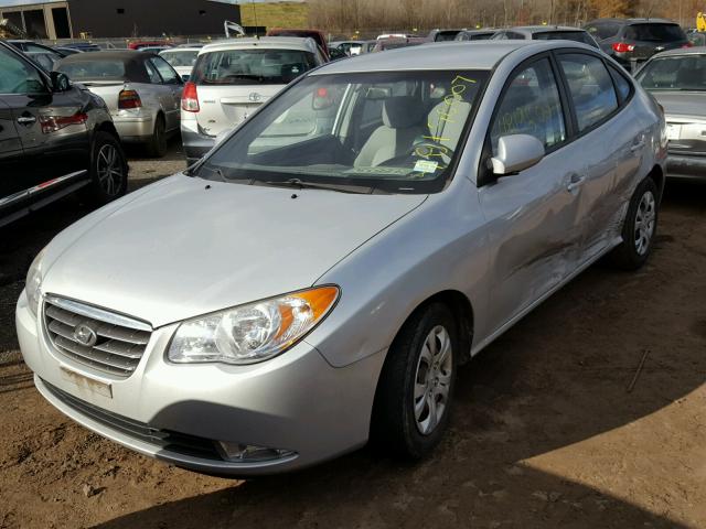 KMHDU46D09U793292 - 2009 HYUNDAI ELANTRA GL SILVER photo 2