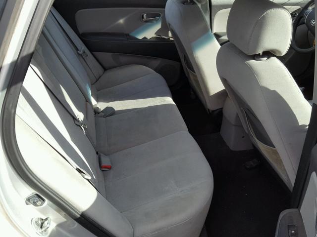 KMHDU46D09U793292 - 2009 HYUNDAI ELANTRA GL SILVER photo 6