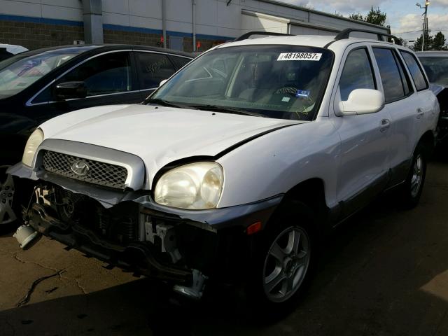 KM8SC13D53U463569 - 2003 HYUNDAI SANTA FE G WHITE photo 2