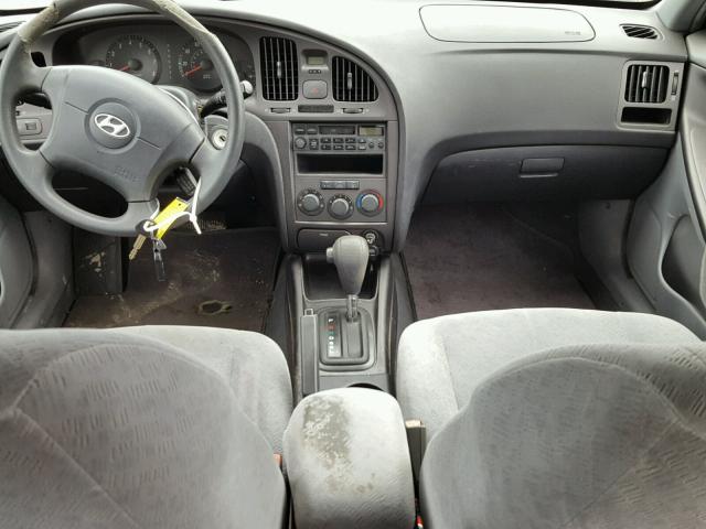 KMHDN46D34U808714 - 2004 HYUNDAI ELANTRA GL SILVER photo 9