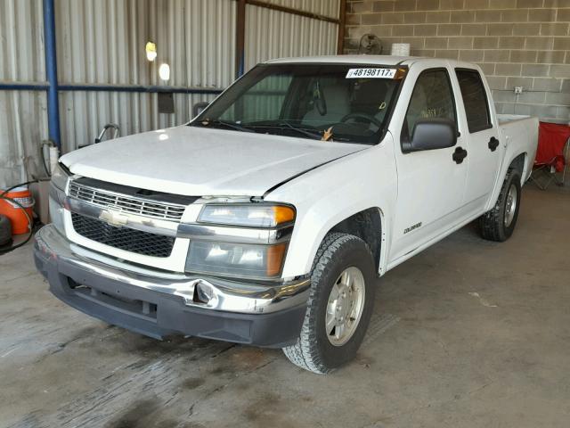 1GCCS136958160545 - 2005 CHEVROLET COLORADO WHITE photo 2