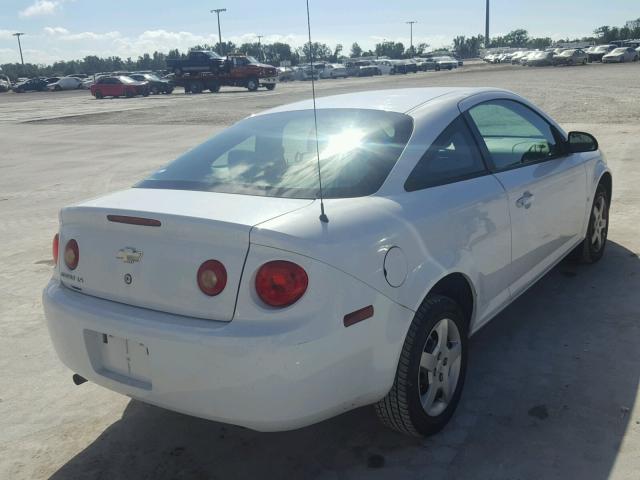 1G1AK15F577224165 - 2007 CHEVROLET COBALT LS WHITE photo 4