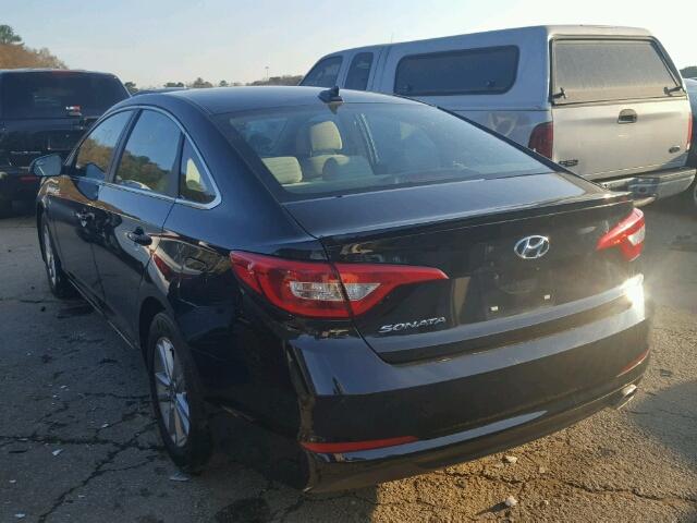 5NPE24AF6GH277288 - 2016 HYUNDAI SONATA SE BLACK photo 3