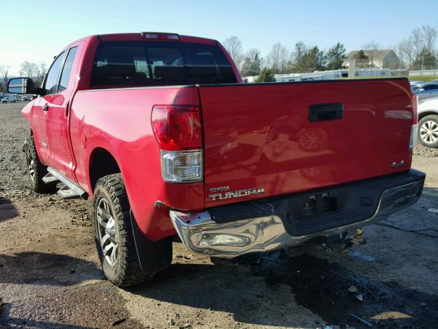 5TFUM5F15DX041465 - 2013 TOYOTA TUNDRA DOU RED photo 3