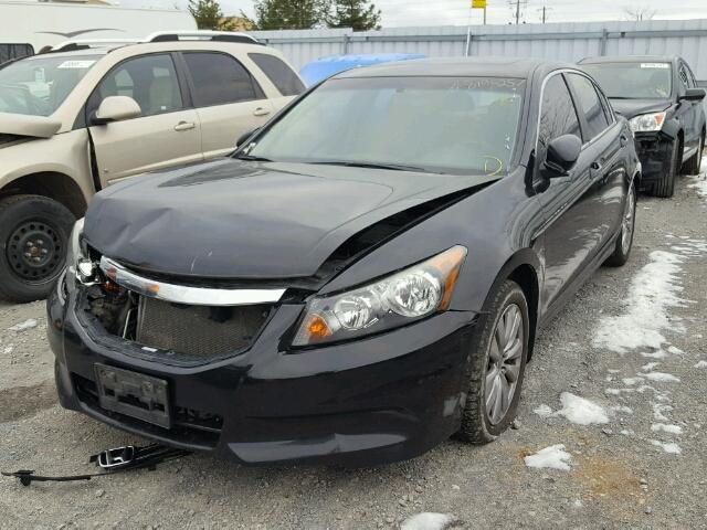 1HGCP2F78CA800876 - 2012 HONDA ACCORD EX BLACK photo 2