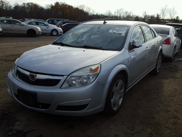 1G8ZS57B69F142086 - 2009 SATURN AURA XE SILVER photo 2