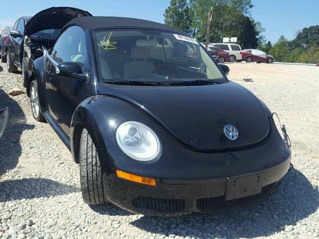 3VWRF31Y98M415156 - 2008 VOLKSWAGEN NEW BEETLE BLACK photo 1