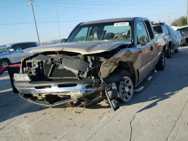 1GCEC19X35Z131459 - 2005 CHEVROLET SILVERADO BEIGE photo 2