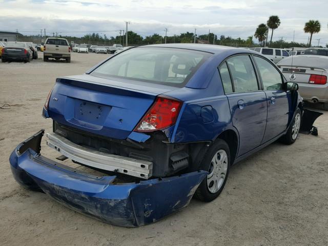 1G8AJ52F45Z182704 - 2005 SATURN ION LEVEL BLUE photo 4