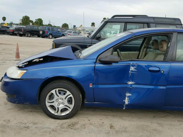 1G8AJ52F45Z182704 - 2005 SATURN ION LEVEL BLUE photo 9