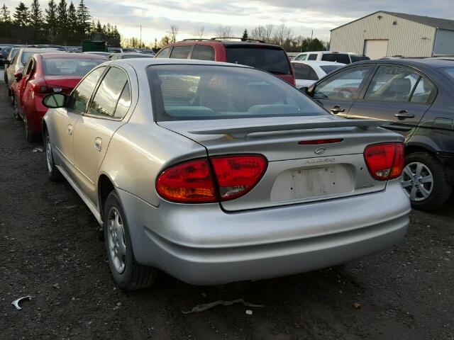 1G3NL52E64C209282 - 2004 OLDSMOBILE ALERO GL SILVER photo 3