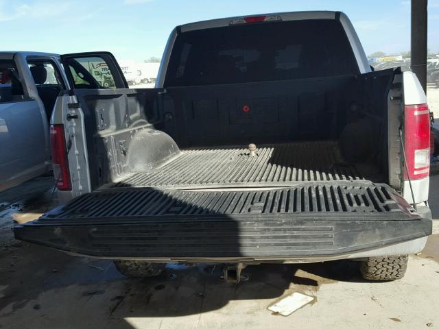 1FTEW1EG3FKD83901 - 2015 FORD F150 SUPER SILVER photo 9