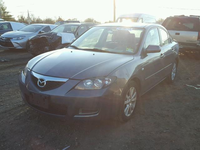 JM1BK32G271767576 - 2007 MAZDA 3 I CHARCOAL photo 2