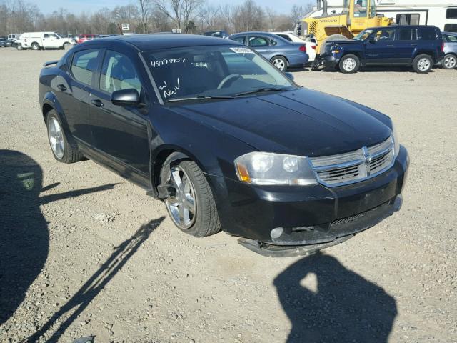 1B3LC76M78N566857 - 2008 DODGE AVENGER R/ BLACK photo 1