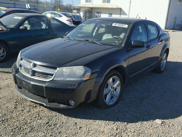 1B3LC76M78N566857 - 2008 DODGE AVENGER R/ BLACK photo 2