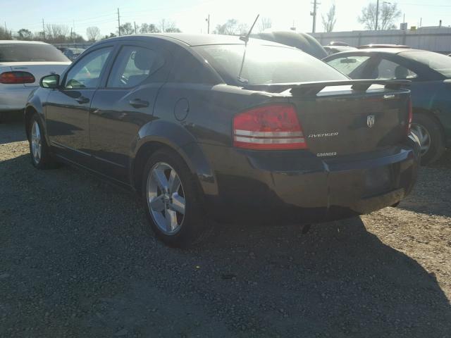 1B3LC76M78N566857 - 2008 DODGE AVENGER R/ BLACK photo 3