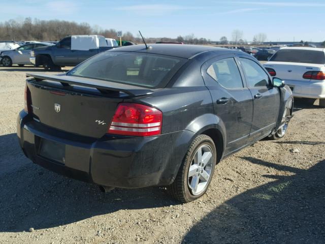 1B3LC76M78N566857 - 2008 DODGE AVENGER R/ BLACK photo 4