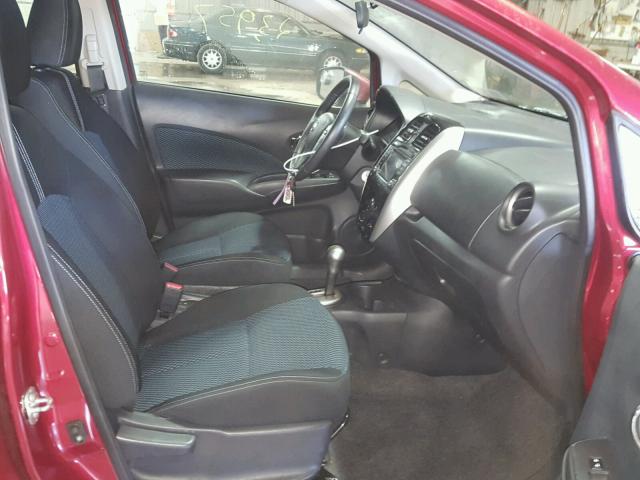 3N1CE2CP4GL387722 - 2016 NISSAN VERSA NOTE BURGUNDY photo 5