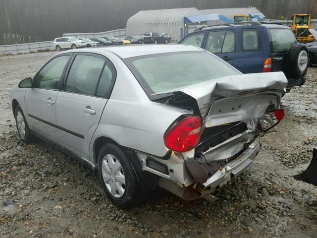 1G1ZS52F15F328895 - 2005 CHEVROLET MALIBU SILVER photo 3