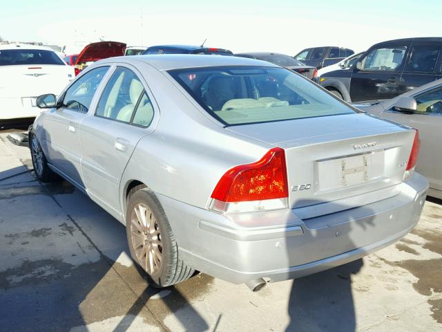 YV1RS592882685748 - 2008 VOLVO S60 2.5T GRAY photo 3