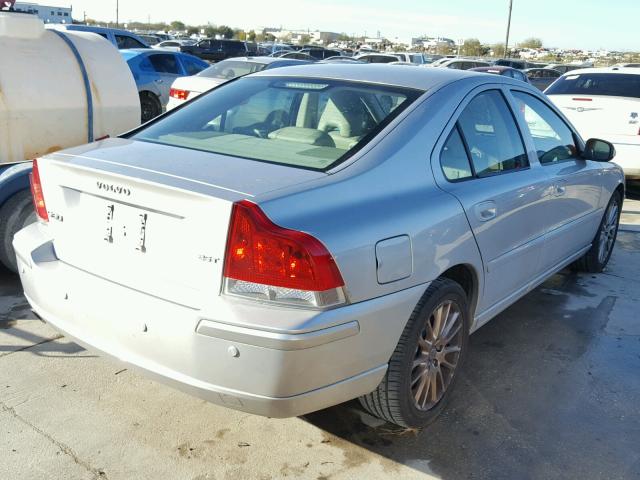 YV1RS592882685748 - 2008 VOLVO S60 2.5T GRAY photo 4