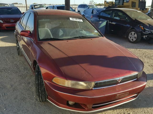 4A3AA46G9YE006310 - 2000 MITSUBISHI GALANT ES RED photo 1