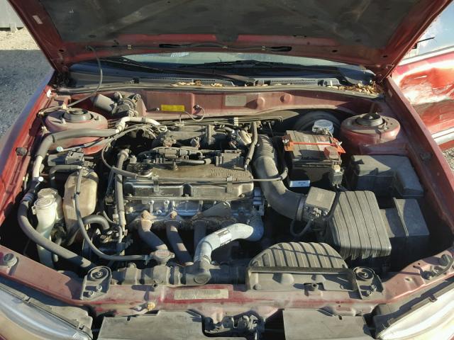 4A3AA46G9YE006310 - 2000 MITSUBISHI GALANT ES RED photo 7