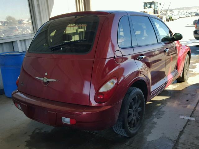 3A8FY68B16T261993 - 2006 CHRYSLER PT CRUISER RED photo 4