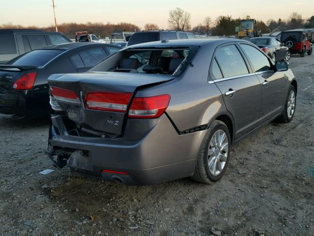 3LNHL2GC0CR805647 - 2012 LINCOLN MKZ GRAY photo 4