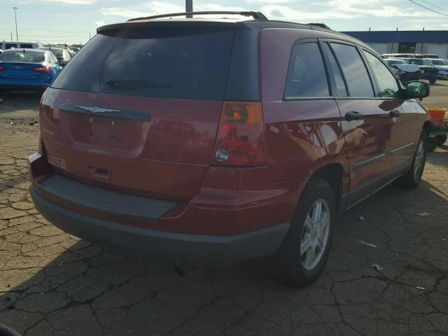 2A4GM48426R707031 - 2006 CHRYSLER PACIFICA RED photo 4
