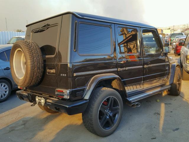 WDCYR49E27X168703 - 2007 MERCEDES-BENZ G 500 BLACK photo 4