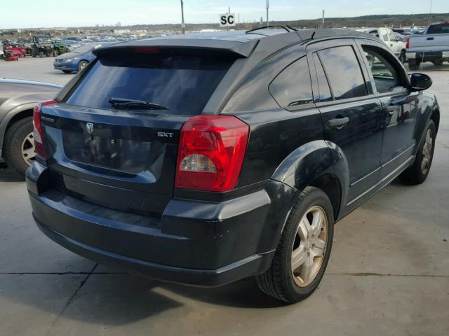 1B3HB48B77D157409 - 2007 DODGE CALIBER SX BLACK photo 4