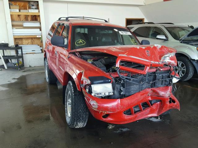 1B4HS28Y2XF654540 - 1999 DODGE DURANGO RED photo 1