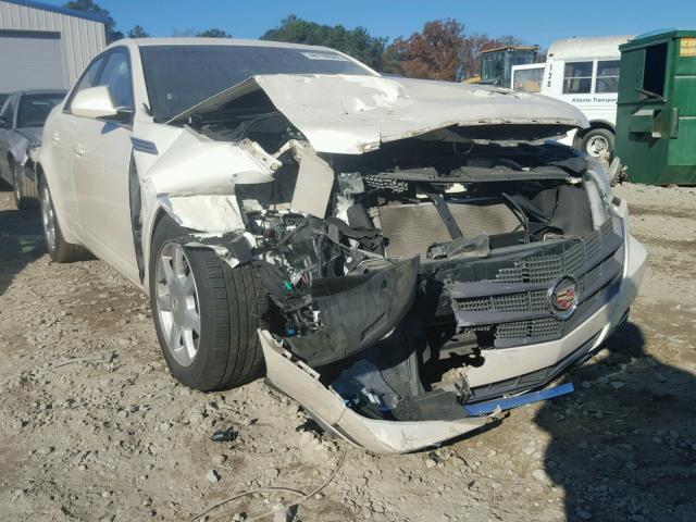 1G6DF577280196702 - 2008 CADILLAC CTS WHITE photo 1