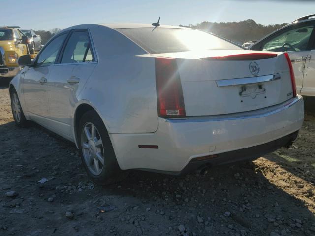 1G6DF577280196702 - 2008 CADILLAC CTS WHITE photo 3