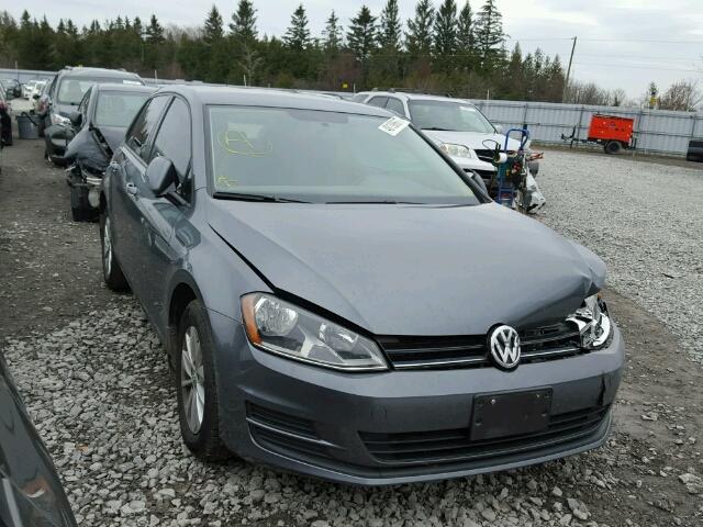 3VW217AU6FM056799 - 2015 VOLKSWAGEN GOLF GRAY photo 1