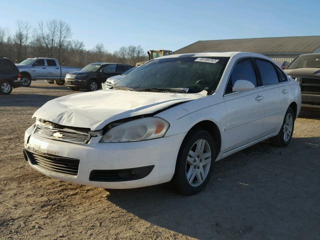 2G1WC581869240707 - 2006 CHEVROLET IMPALA LT WHITE photo 2