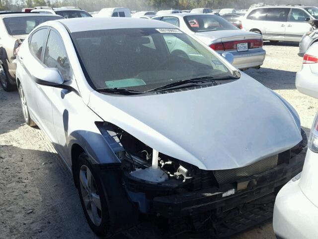 5NPDH4AE0CH150886 - 2012 HYUNDAI ELANTRA GL SILVER photo 1