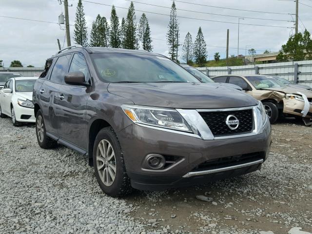 5N1AR2MN9GC626503 - 2016 NISSAN PATHFINDER BROWN photo 1