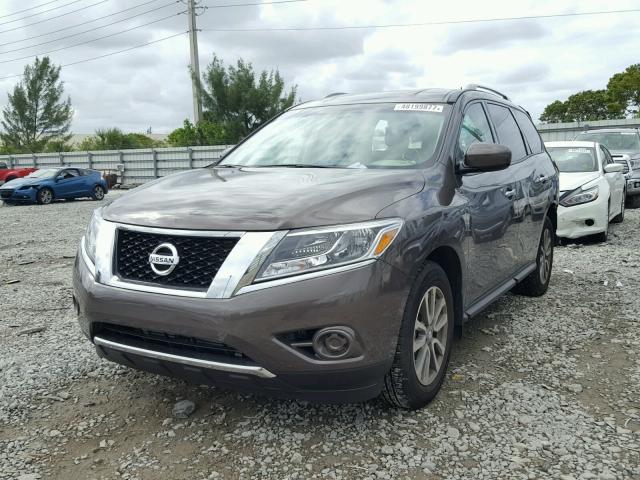 5N1AR2MN9GC626503 - 2016 NISSAN PATHFINDER BROWN photo 2