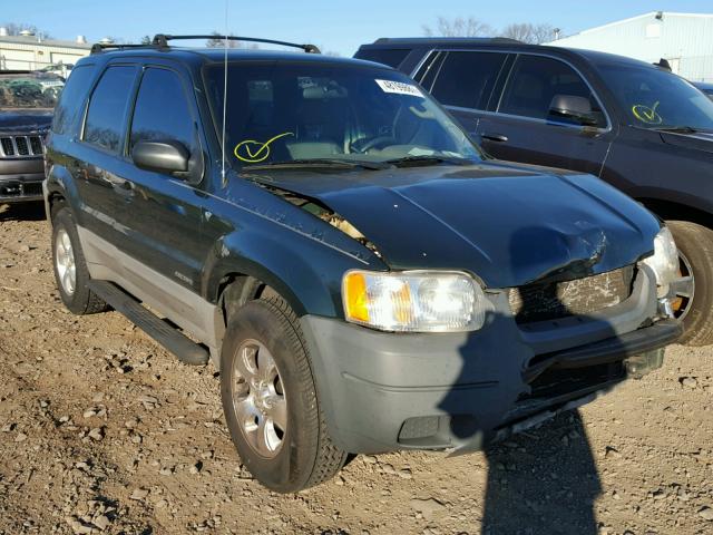 1FMYU02181KC67918 - 2001 FORD ESCAPE XLS GREEN photo 1