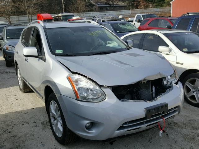 JN8AS5MV9DW625103 - 2013 NISSAN ROGUE S SILVER photo 1