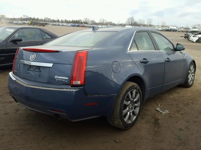 1G6DT57V590111053 - 2009 CADILLAC CTS HI FEA BLUE photo 4