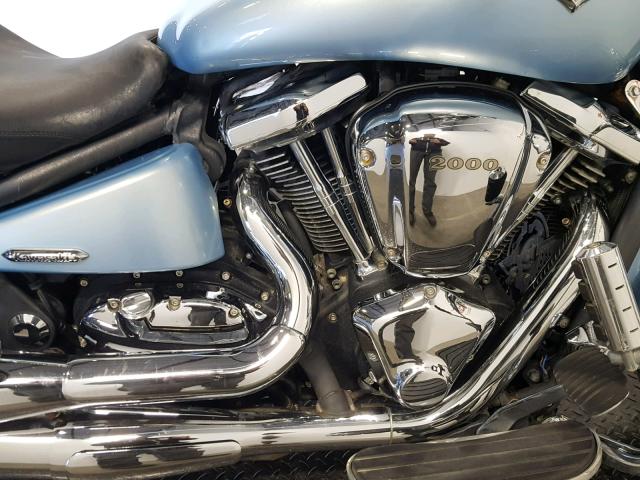 JKBVNMA104A003184 - 2004 KAWASAKI VULCAN 200 BLUE photo 5