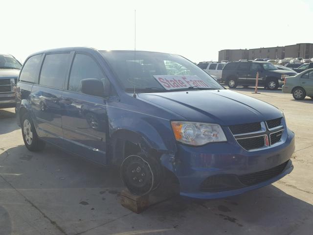 2D4RN1AG0BR667561 - 2011 DODGE GRAND CARA BLUE photo 1