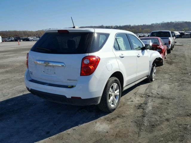 2GNFLEEK8F6158280 - 2015 CHEVROLET EQUINOX LS WHITE photo 4