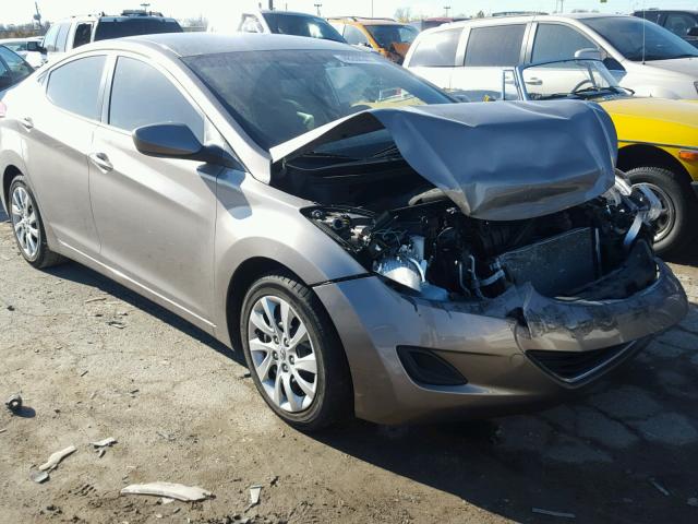 5NPDH4AE3CH134505 - 2012 HYUNDAI ELANTRA GL BROWN photo 1