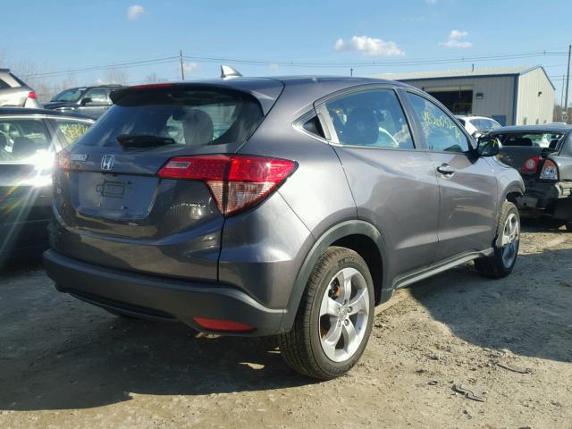 3CZRU6H3XGM769829 - 2016 HONDA HR-V LX GRAY photo 4