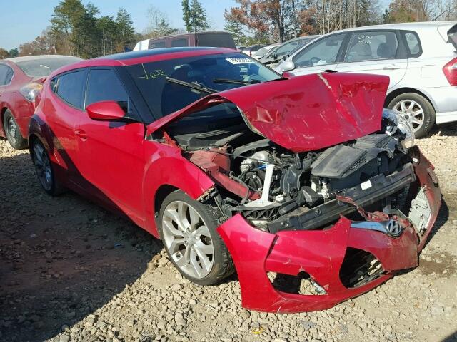 KMHTC6AD7CU032610 - 2012 HYUNDAI VELOSTER B RED photo 1